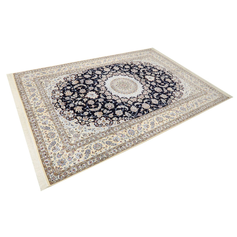 Dywan perski - Nain - Królewski - 356 x 248 cm - ciemnoniebieski