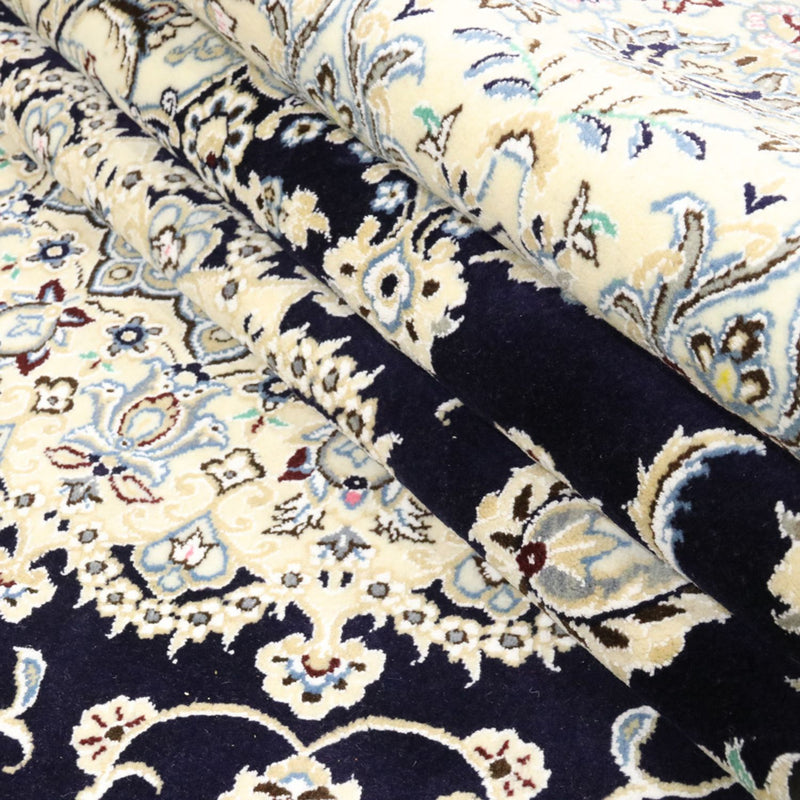 Dywan perski - Nain - Królewski - 360 x 248 cm - ciemnoniebieski