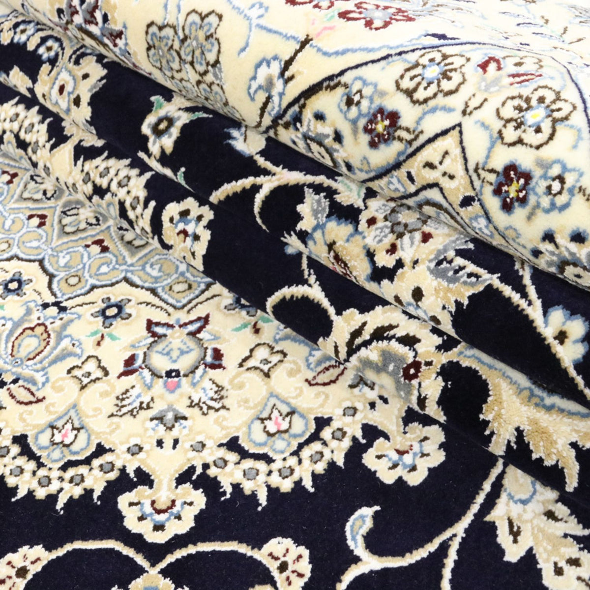 Dywan perski - Nain - Królewski - 350 x 246 cm - ciemnoniebieski