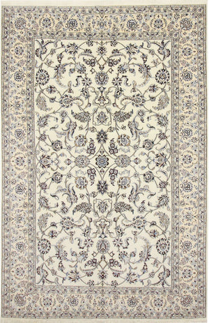 Dywan perski - Nain - Królewski - 308 x 204 cm - kremowy