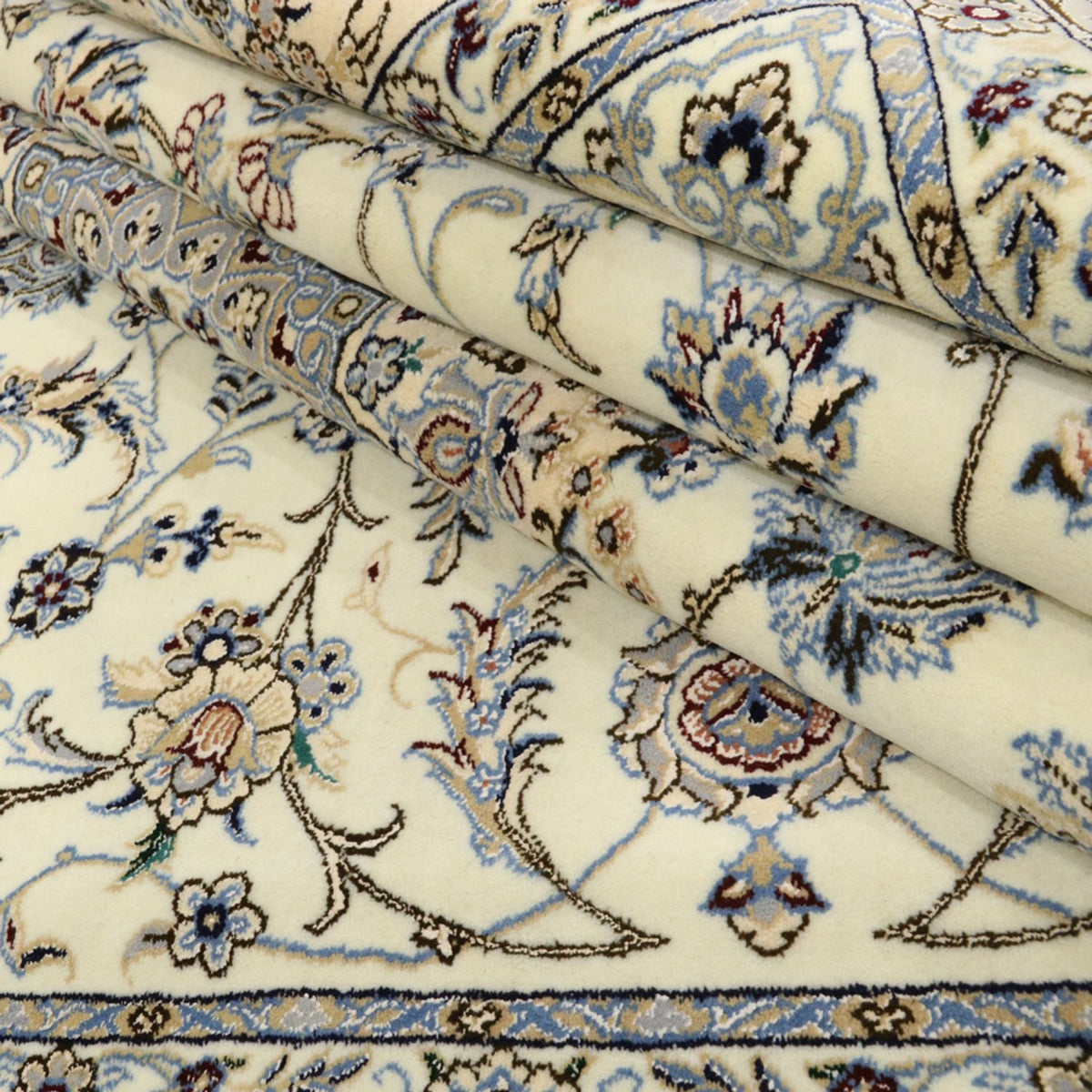 Dywan perski - Nain - Królewski - 305 x 205 cm - kremowy