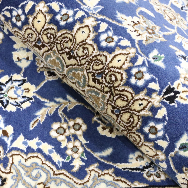 Dywan perski - Nain - Królewski - 179 x 117 cm - niebieski