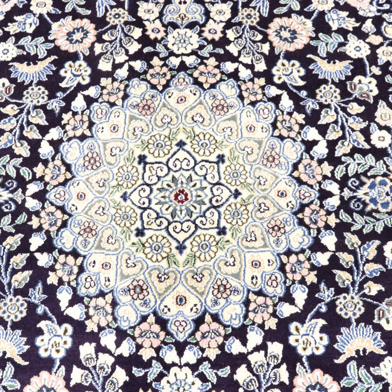 Dywan perski - Nain - Królewski - 204 x 128 cm - ciemnoniebieski