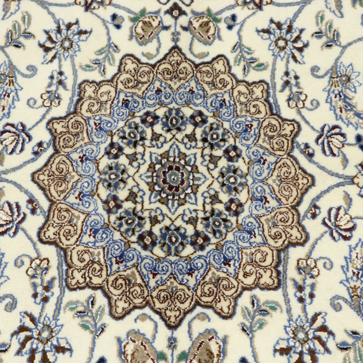 Dywan perski - Nain - Królewski - 215 x 126 cm - beżowy