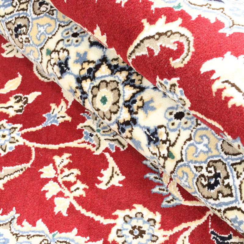 Dywan perski - Nain - Królewski - 206 x 148 cm - czerwony