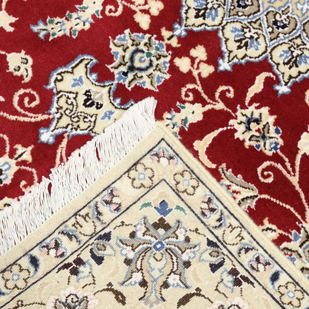 Dywan perski - Nain - Królewski - 206 x 148 cm - czerwony