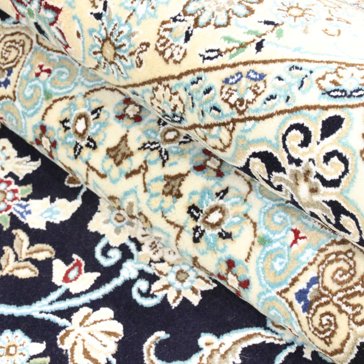 Dywan perski - Nain - Królewski - 206 x 147 cm - czerwień winna