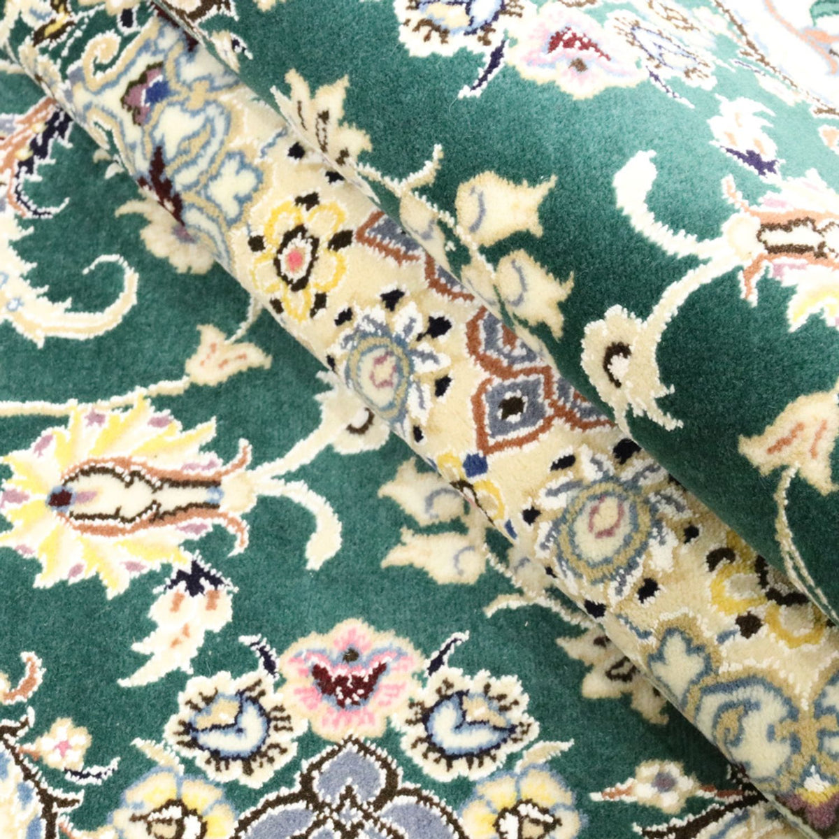 Dywan perski - Nain - Królewski - 257 x 158 cm - zielona