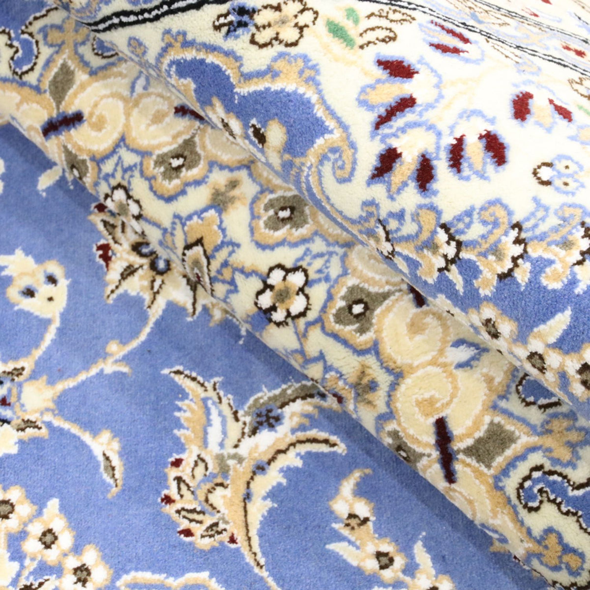 Dywan perski - Nain - Królewski - 248 x 158 cm - niebieski