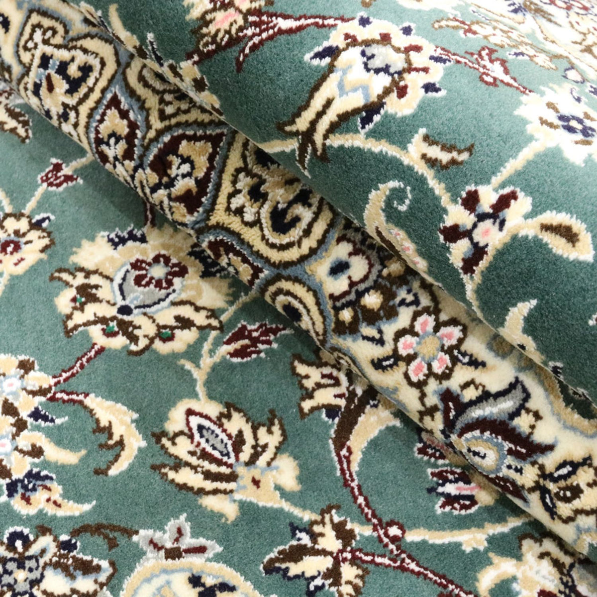 Dywan perski - Nain - Królewski - 259 x 156 cm - zielona