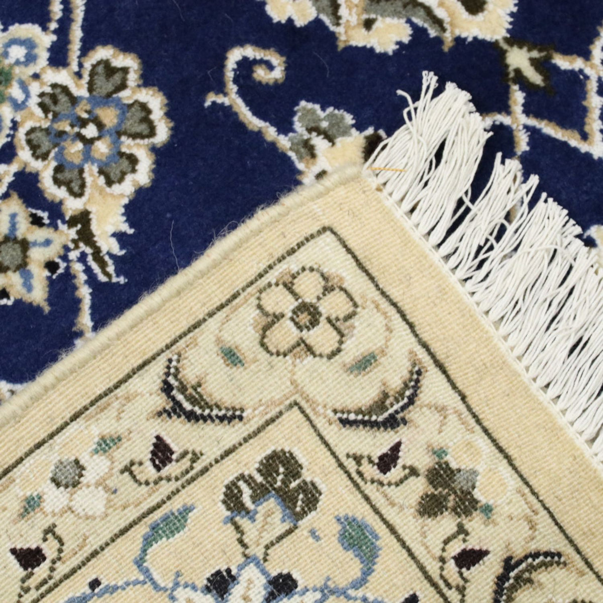 Dywan perski - Nain - Królewski - 244 x 146 cm - niebieski