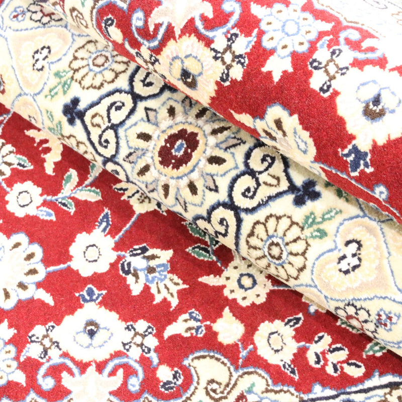 Dywan perski - Nain - Królewski - 218 x 156 cm - czerwony