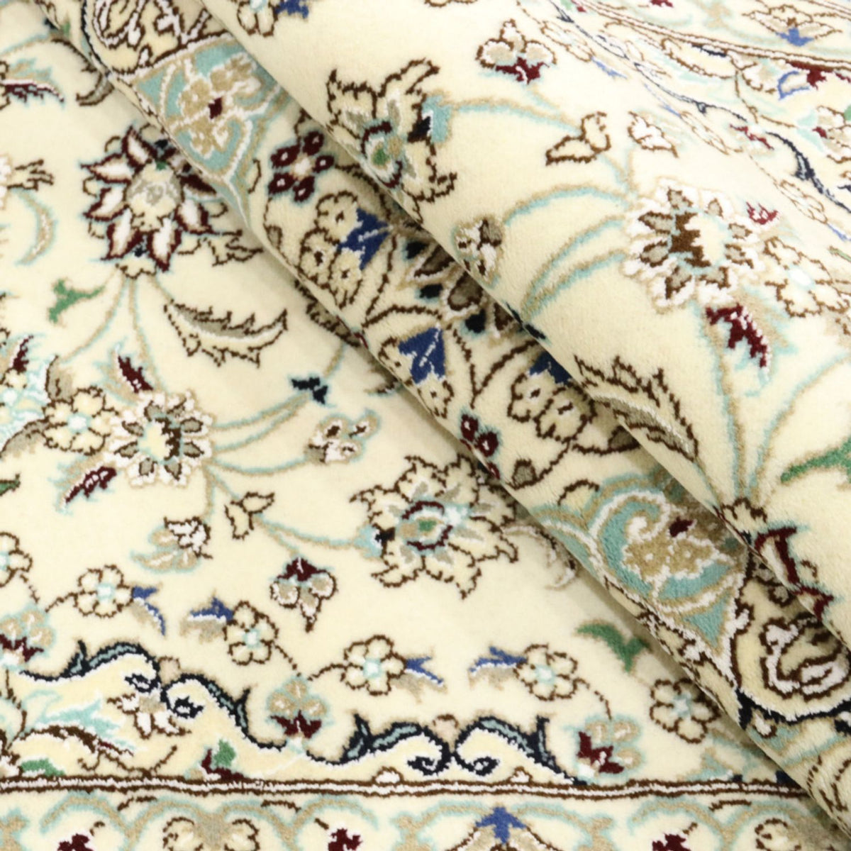 Dywan perski - Nain - Królewski - 250 x 154 cm - beżowy