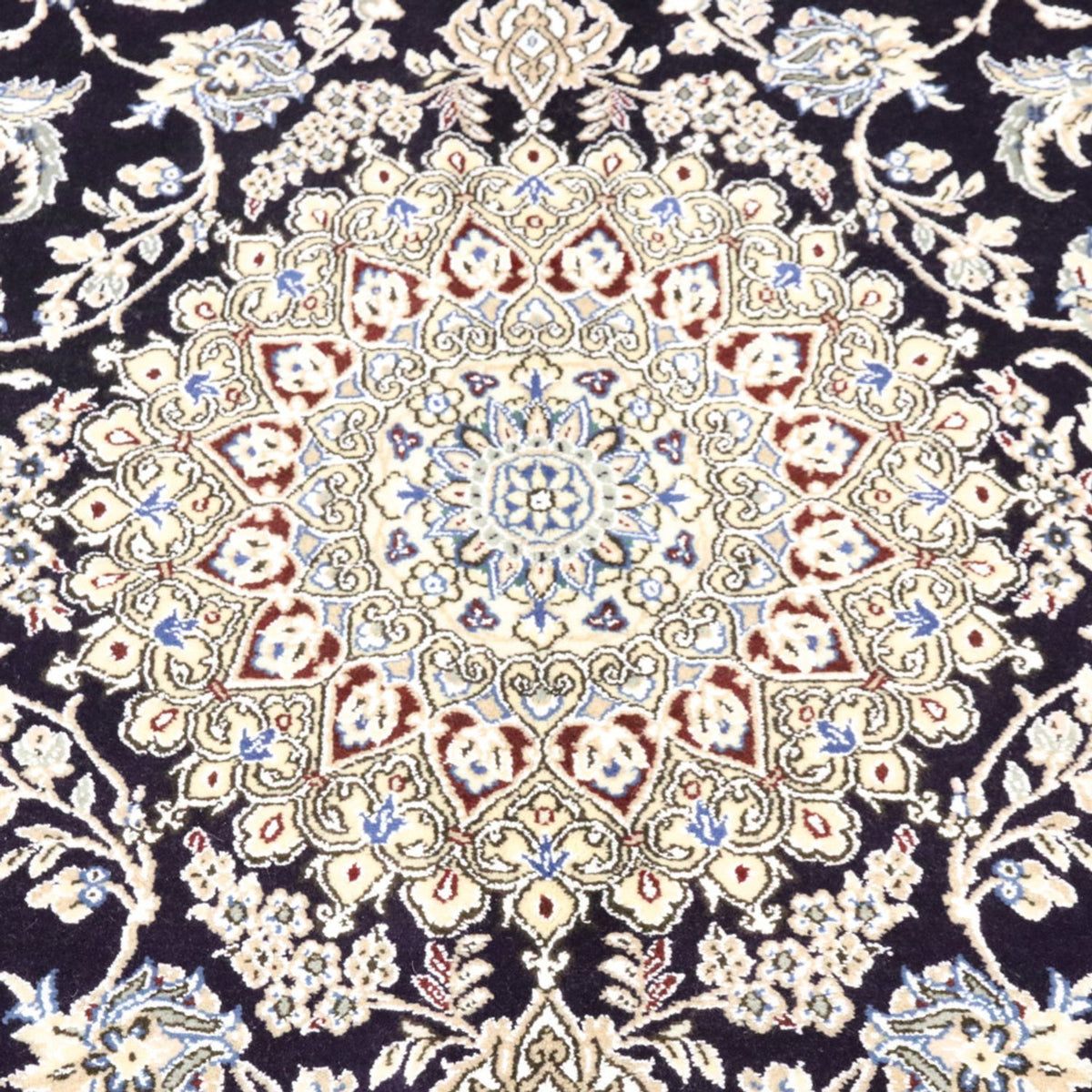 Dywan perski - Nain - Królewski - 249 x 155 cm - ciemnoniebieski