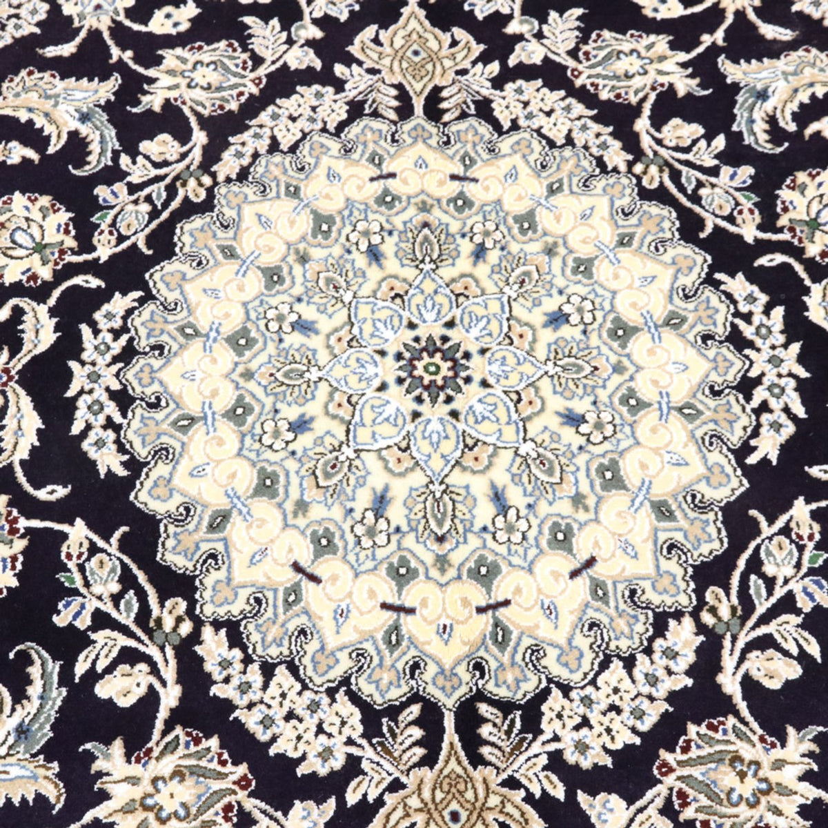 Dywan perski - Nain - Królewski - 246 x 154 cm - ciemnoniebieski