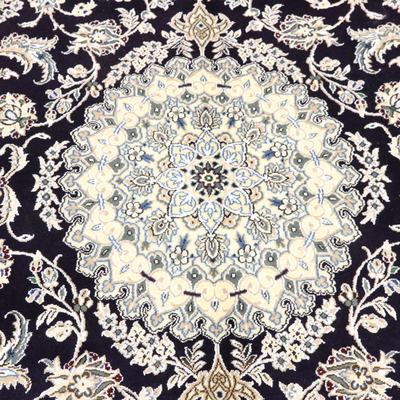 Dywan perski - Nain - Królewski - 246 x 154 cm - ciemnoniebieski