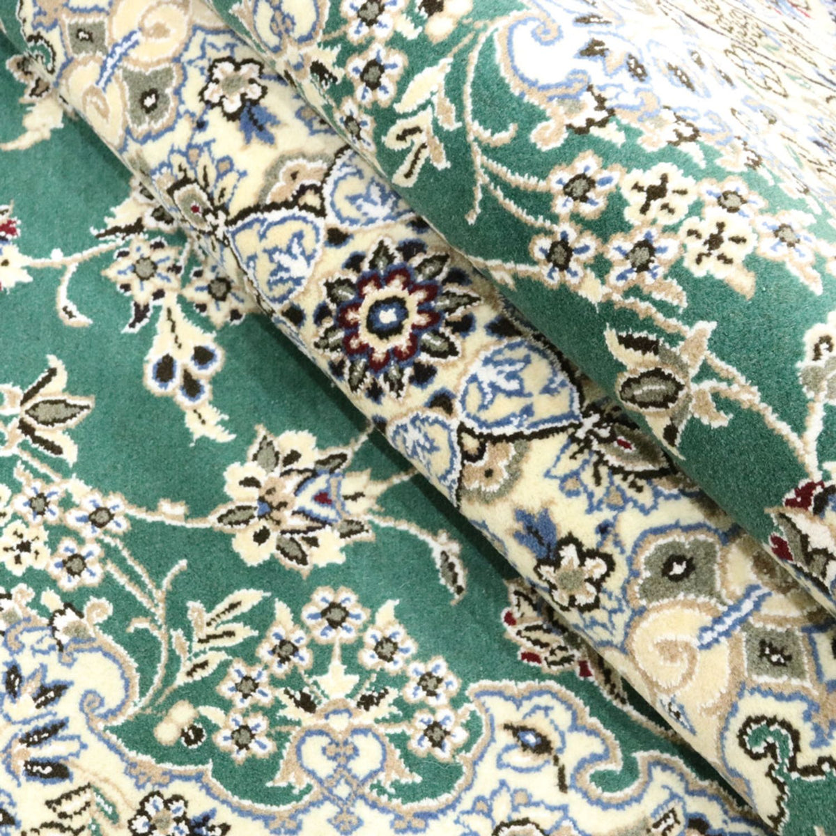 Dywan perski - Nain - Królewski - 250 x 156 cm - zielona