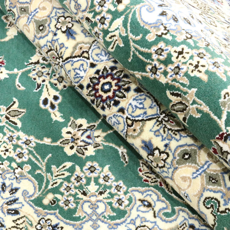 Dywan perski - Nain - Królewski - 250 x 156 cm - zielona