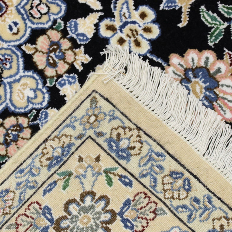 Dywan perski - Nain - Królewski - 202 x 132 cm - ciemnoniebieski