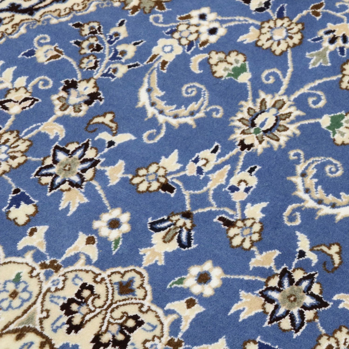 Dywan perski - Nain - Królewski - 136 x 90 cm - niebieski