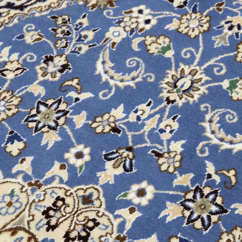 Dywan perski - Nain - Królewski - 136 x 90 cm - niebieski