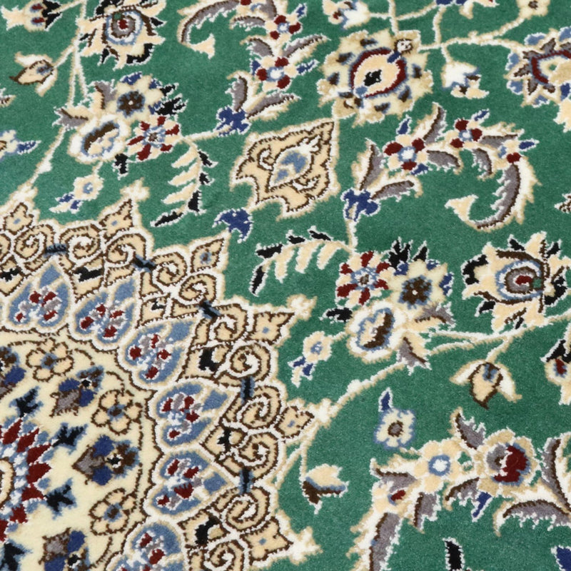 Dywan perski - Nain - Królewski - 139 x 89 cm - zielona
