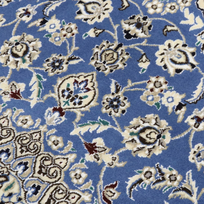 Dywan perski - Nain - Królewski - 134 x 89 cm - niebieski