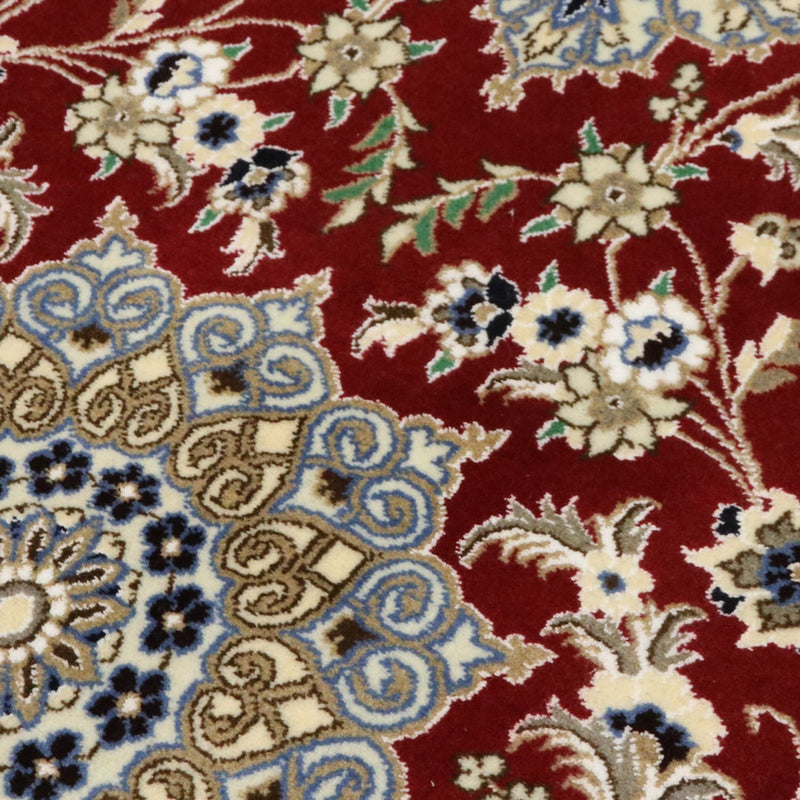 Biegacz Dywan perski - Nain - Królewski - 203 x 81 cm - czerwony