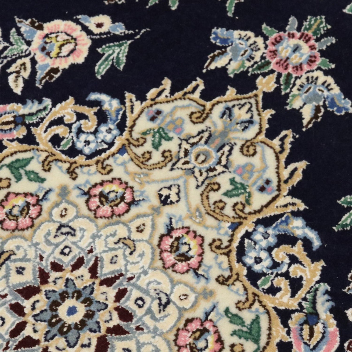 Dywan perski - Nain - Królewski - 90 x 60 cm - ciemnoniebieski