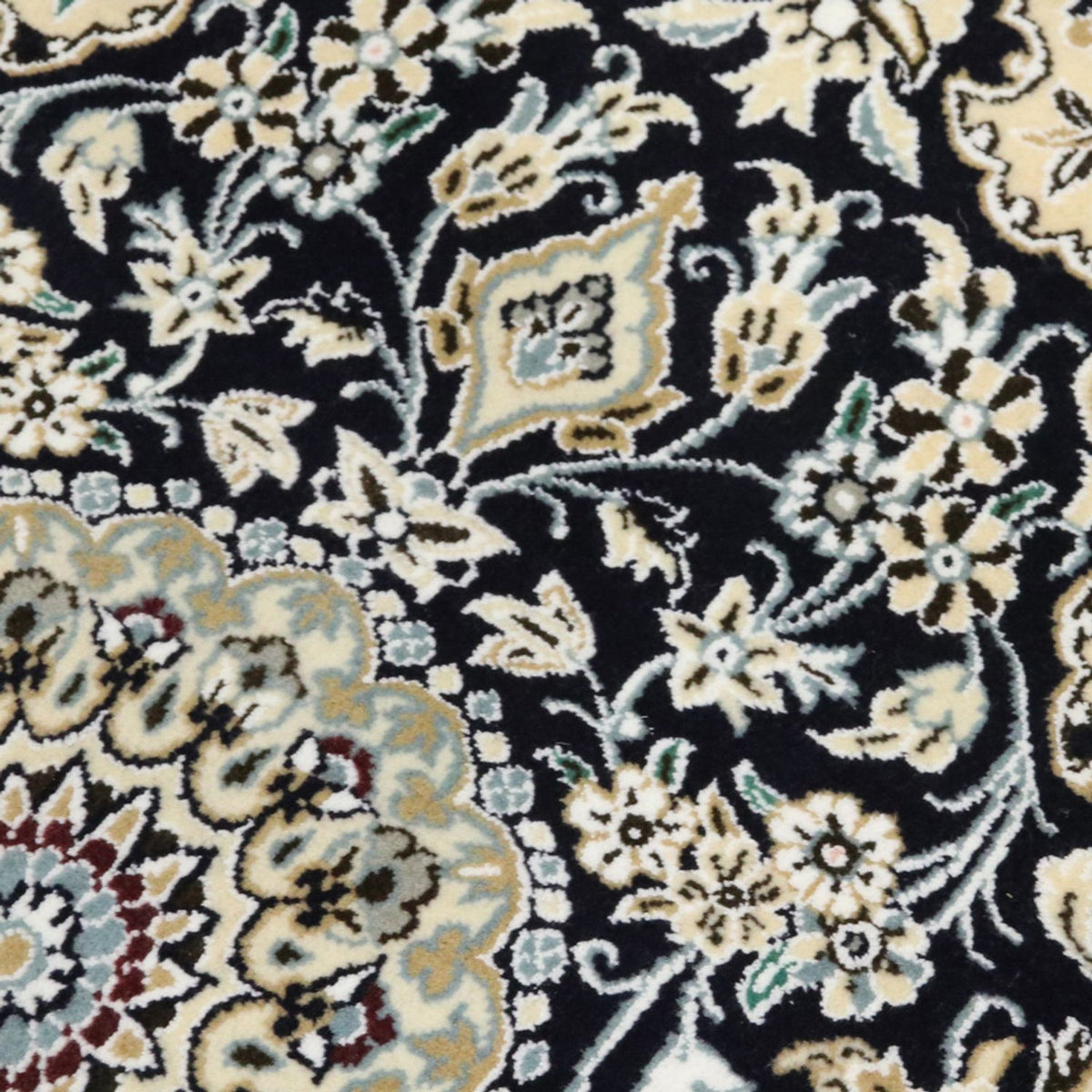 Dywan perski - Nain - Królewski - 90 x 60 cm - ciemnoniebieski