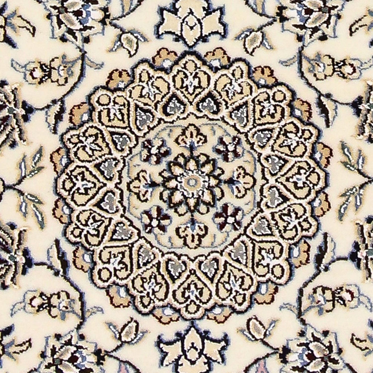 Dywan perski - Nain - Królewski - 92 x 64 cm - kremowy