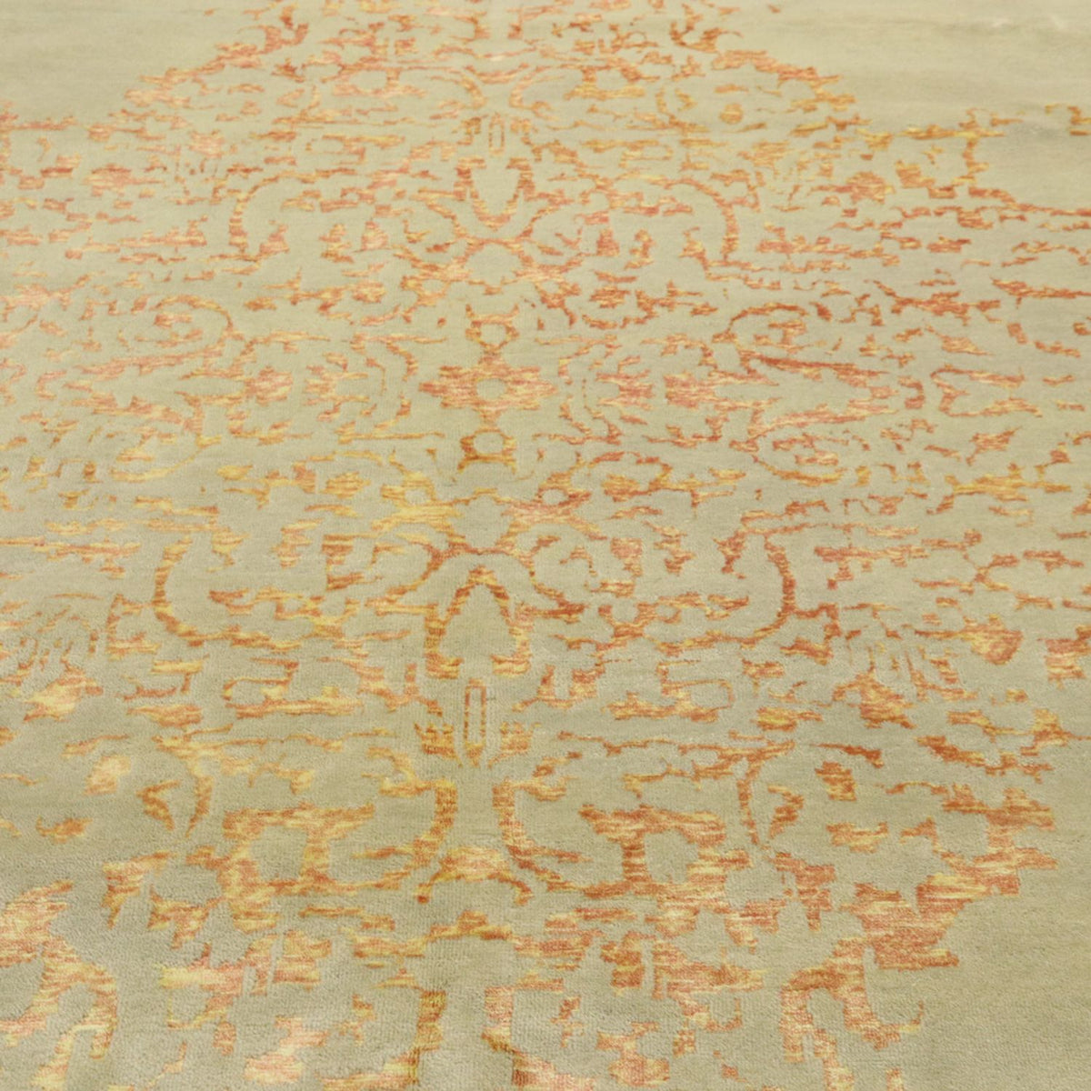 Designerski dywan - 408 x 302 cm - pomarańczowy