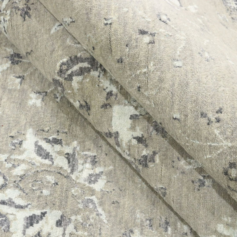 Designerski dywan - 305 x 244 cm - srebrny