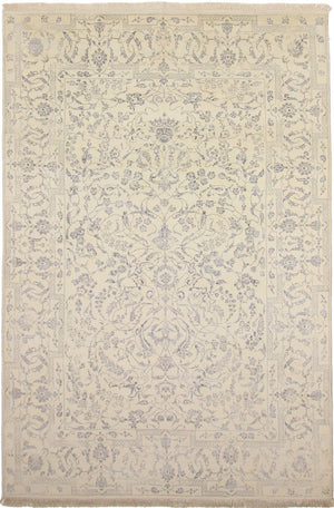 Designerski dywan - 293 x 199 cm - kremowy