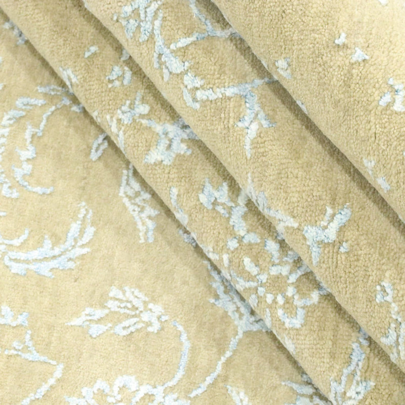 Designerski dywan - 306 x 243 cm - jasnoniebieski