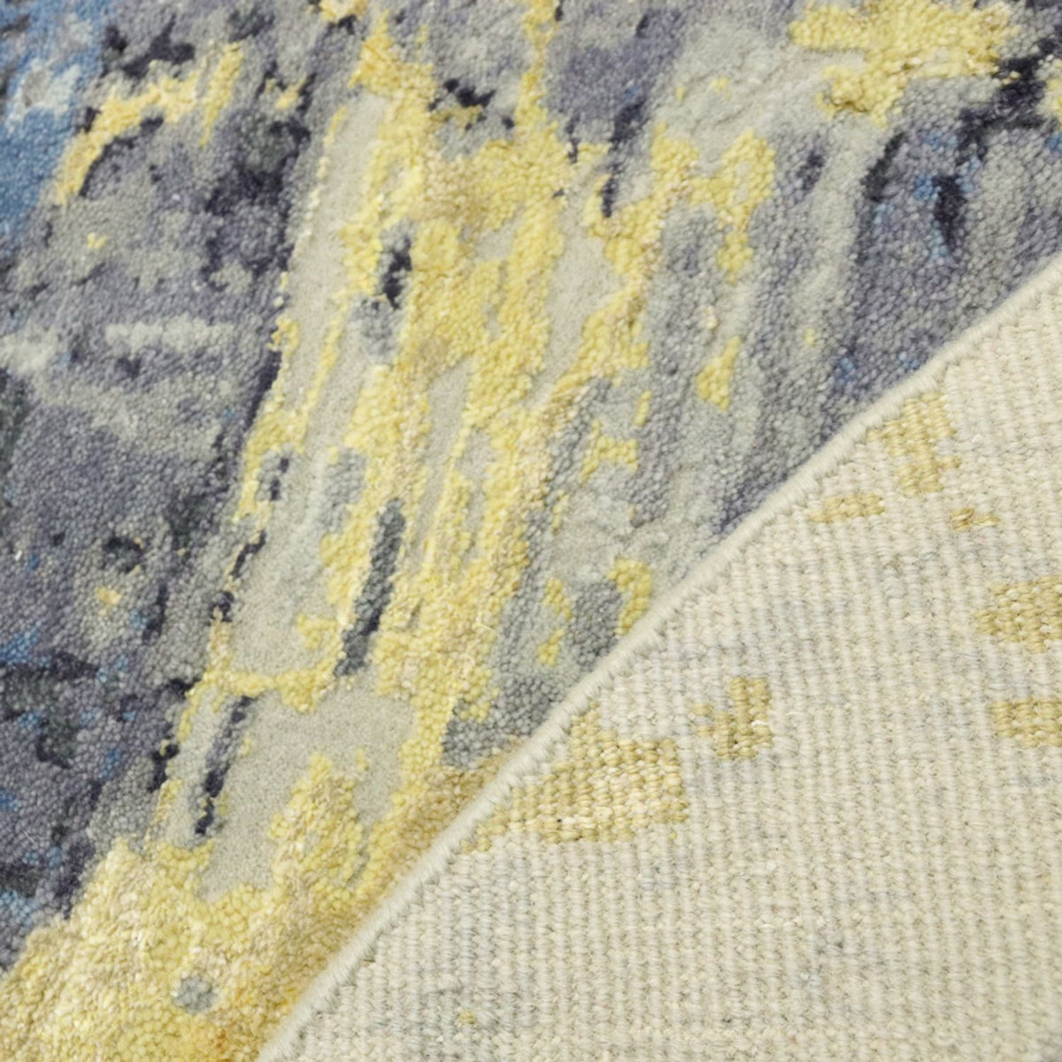 Designerski dywan okrągły  - 249 x 249 cm - wielokolorowy