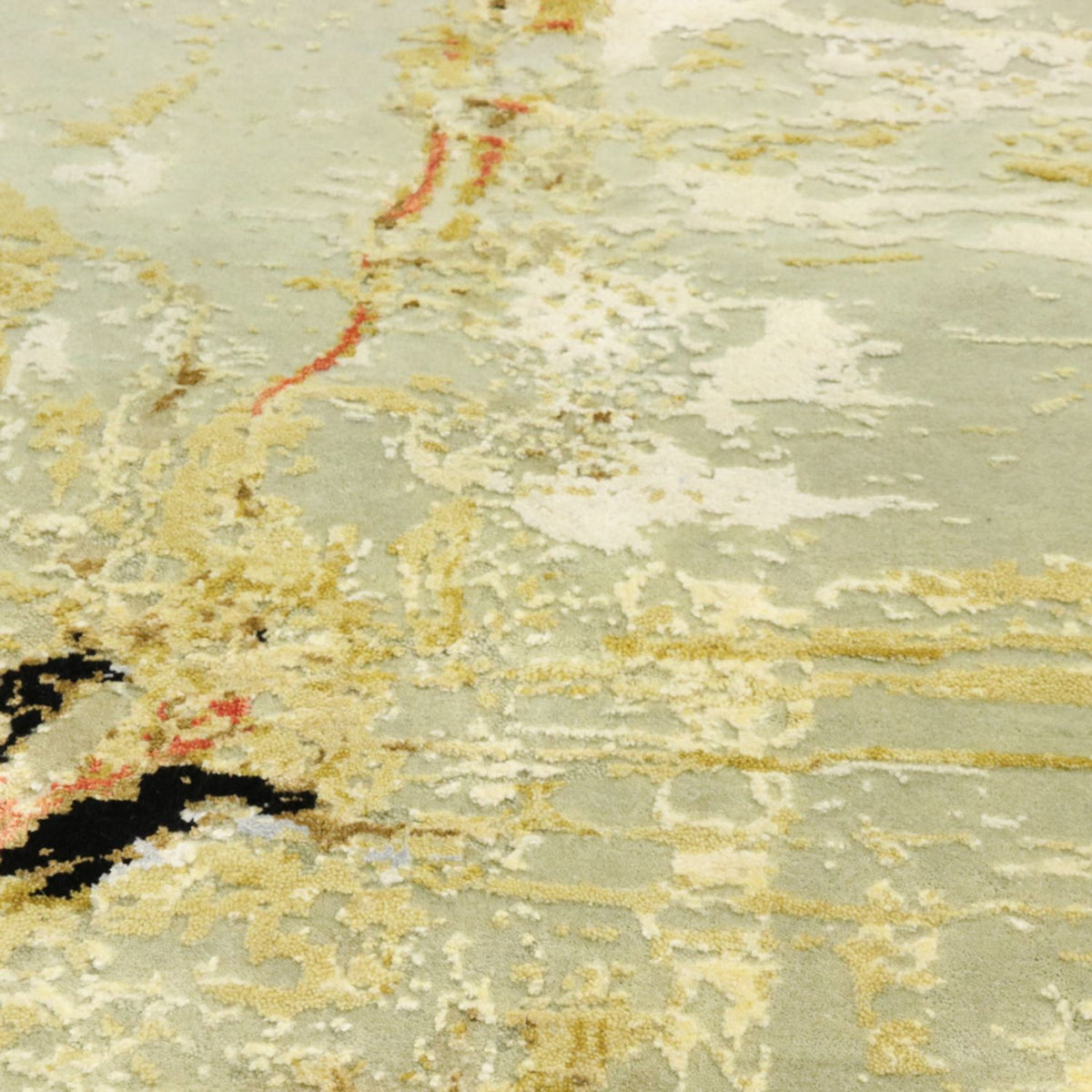 Designerski dywan okrągły  - 202 x 202 cm - wielokolorowy