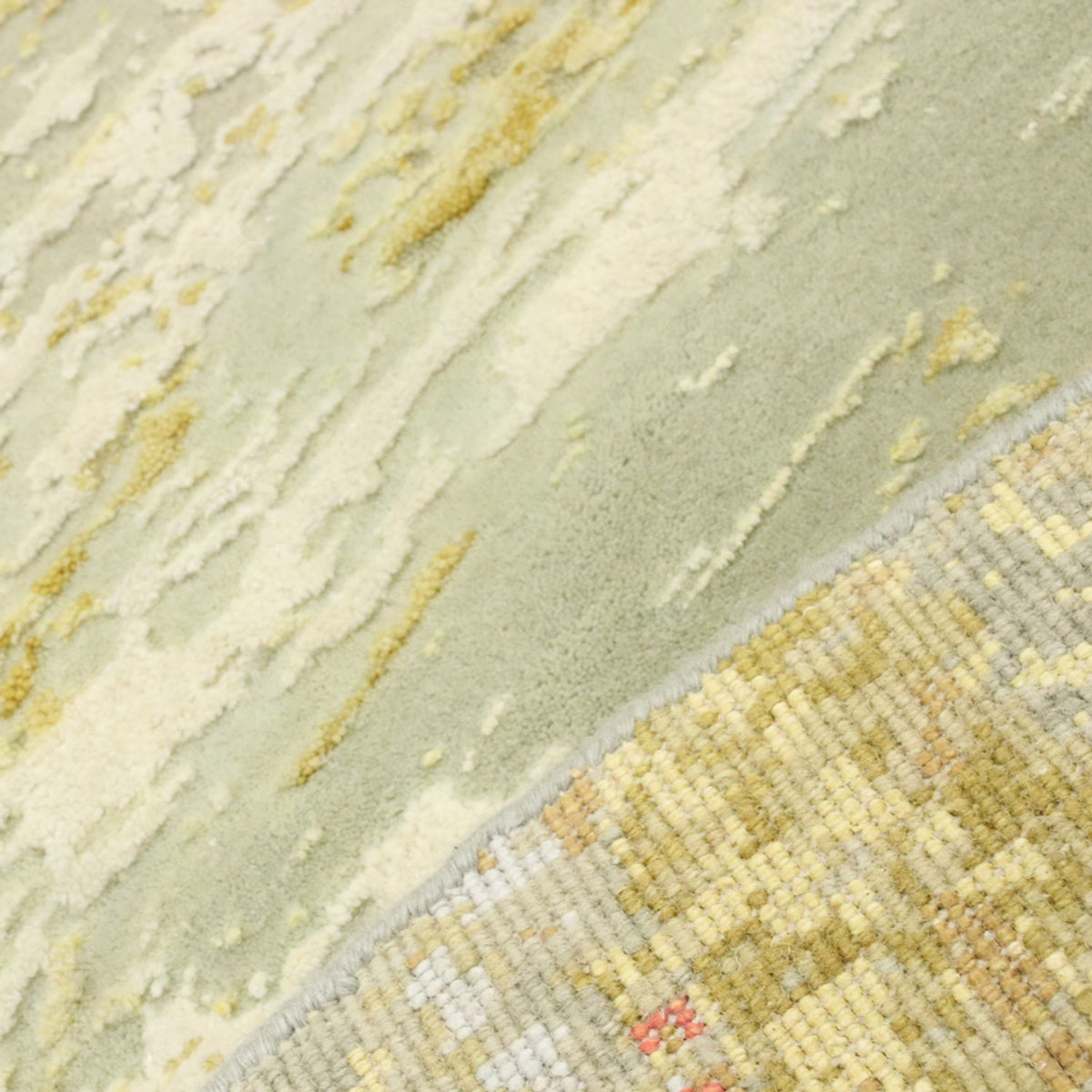 Designerski dywan okrągły  - 202 x 202 cm - wielokolorowy