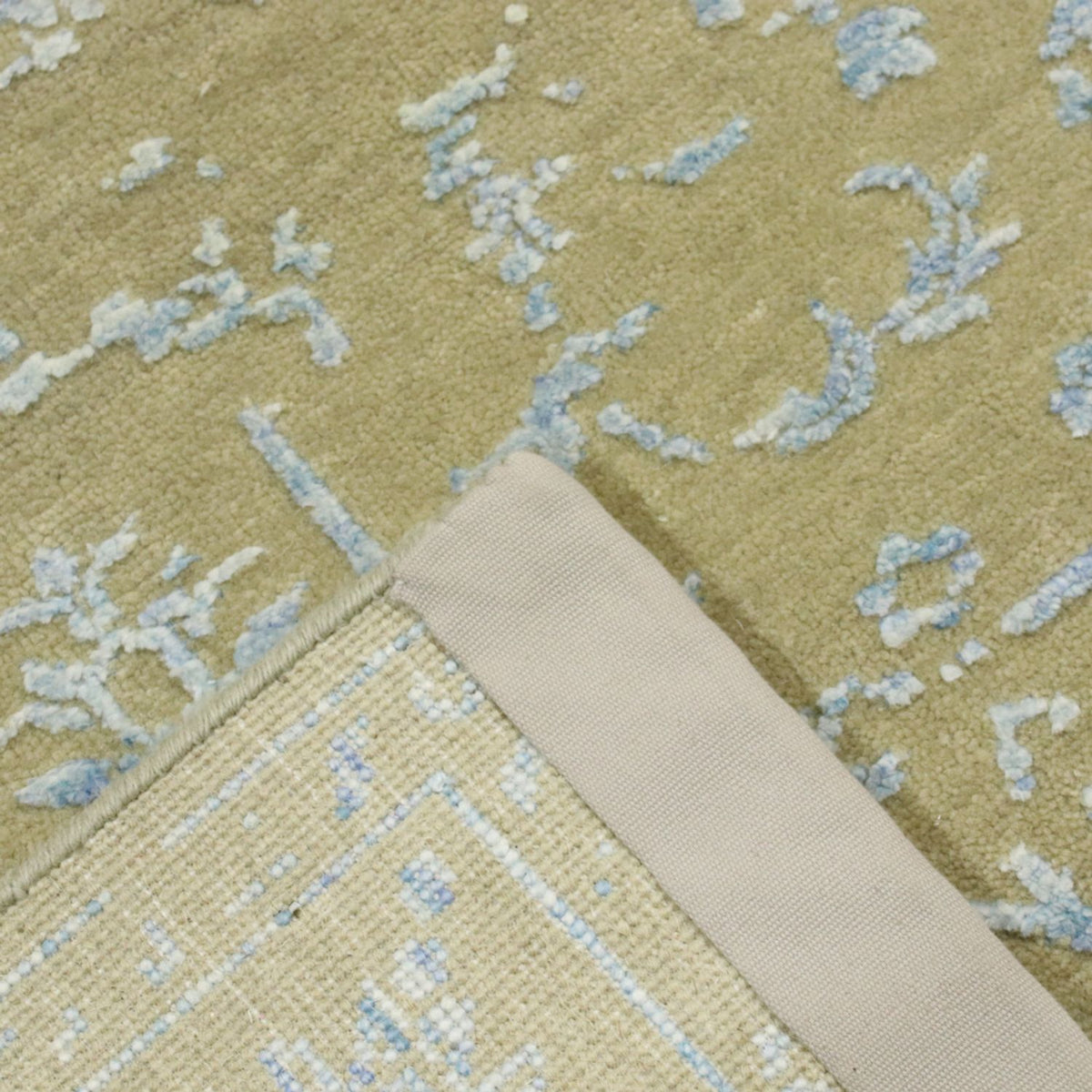 Designerski dywan - 182 x 119 cm - jasnoniebieski