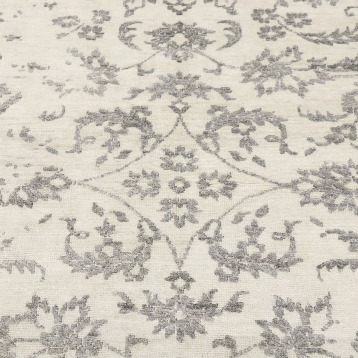 Designerski dywan - 204 x 148 cm - szary