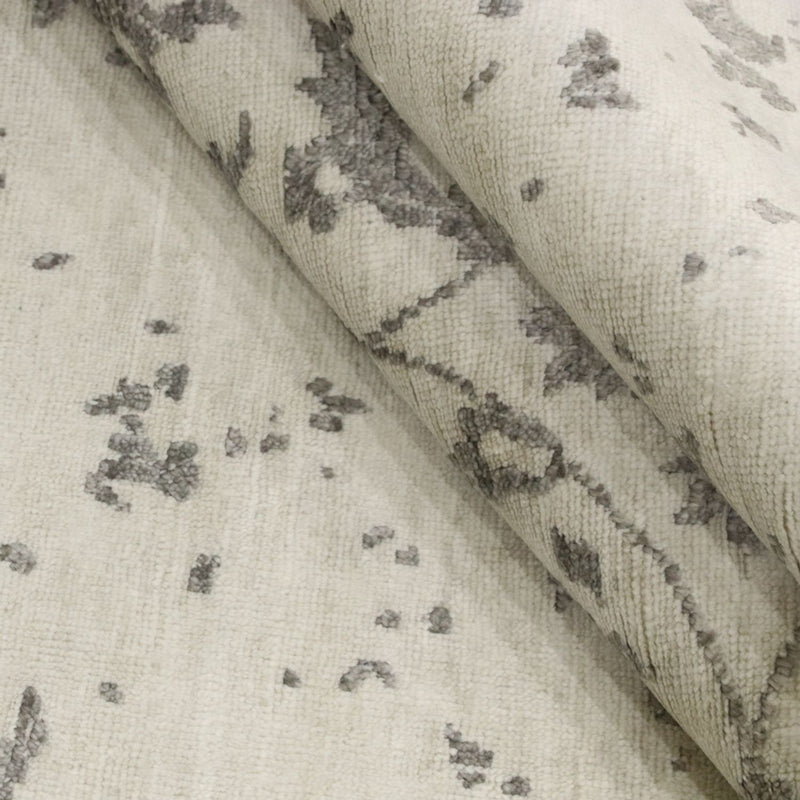 Designerski dywan - 204 x 148 cm - szary