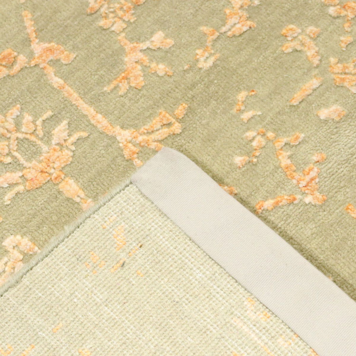 Designerski dywan - 183 x 123 cm - pomarańczowy