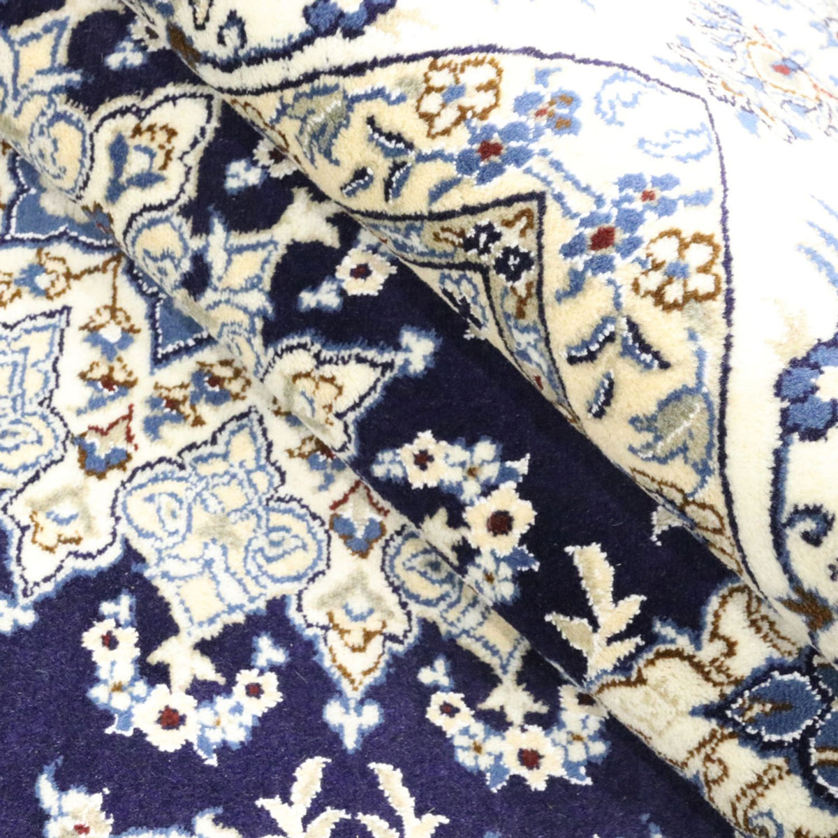 Dywan perski - Nain - 297 x 240 cm - ciemnoniebieski