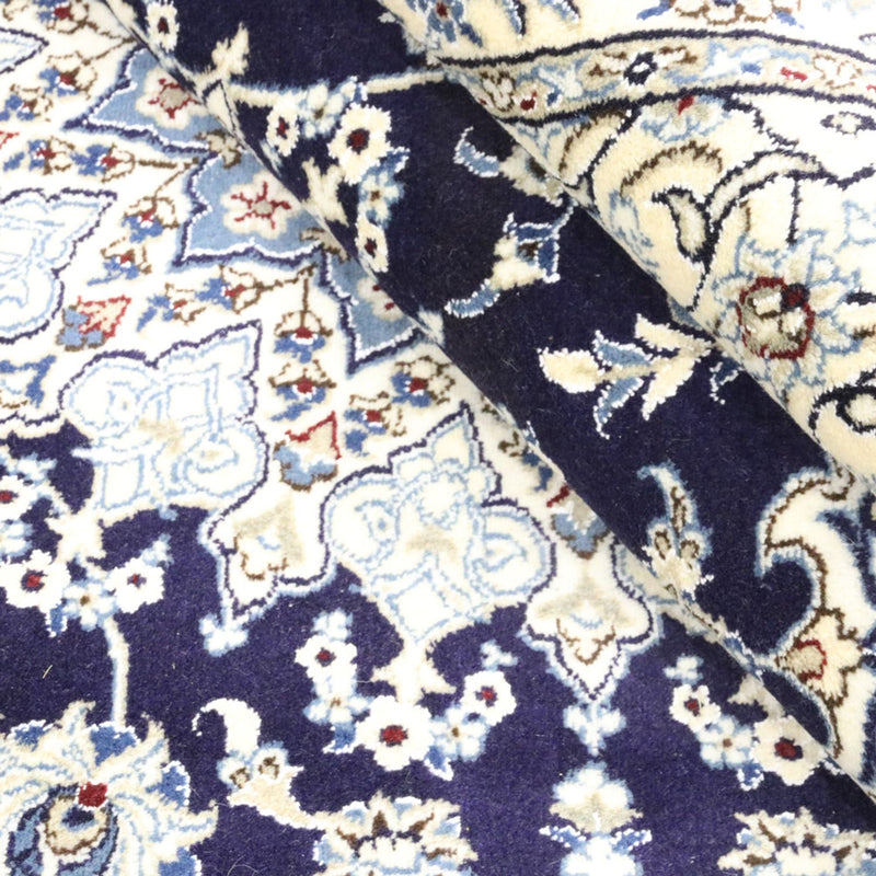 Dywan perski - Nain - 344 x 246 cm - ciemnoniebieski