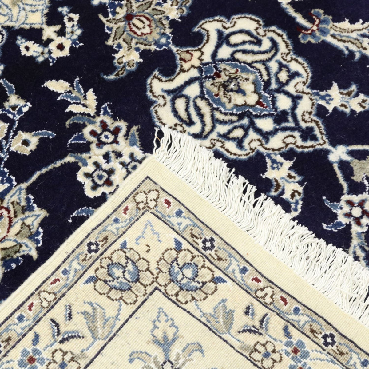 Dywan perski - Nain - 344 x 246 cm - ciemnoniebieski