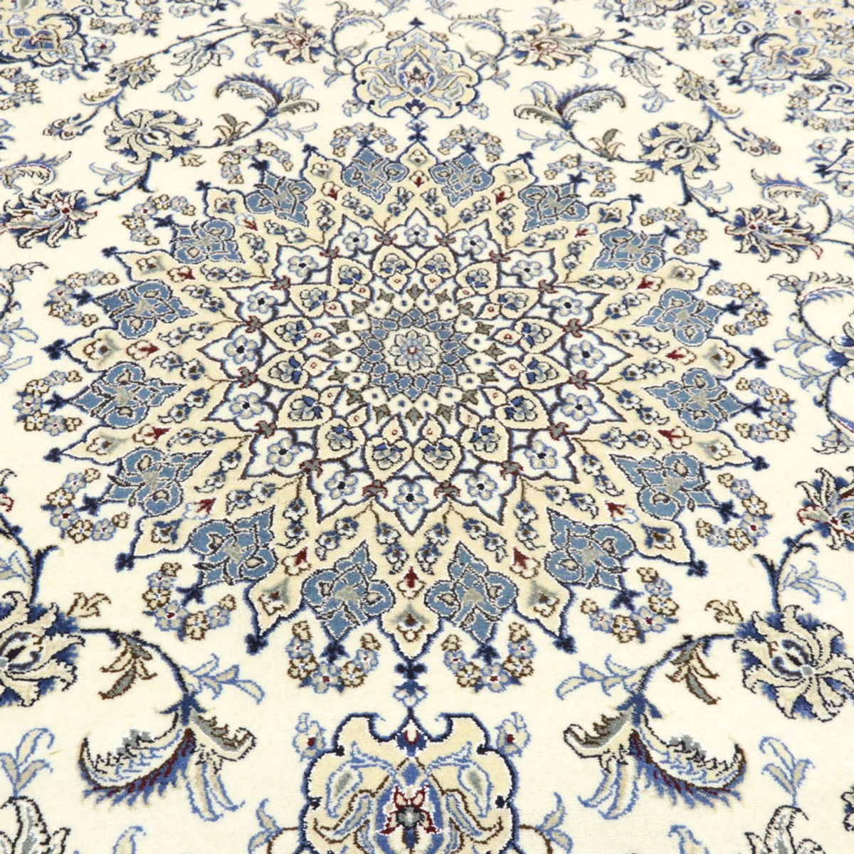 Dywan perski - Nain - 295 x 242 cm - kremowy