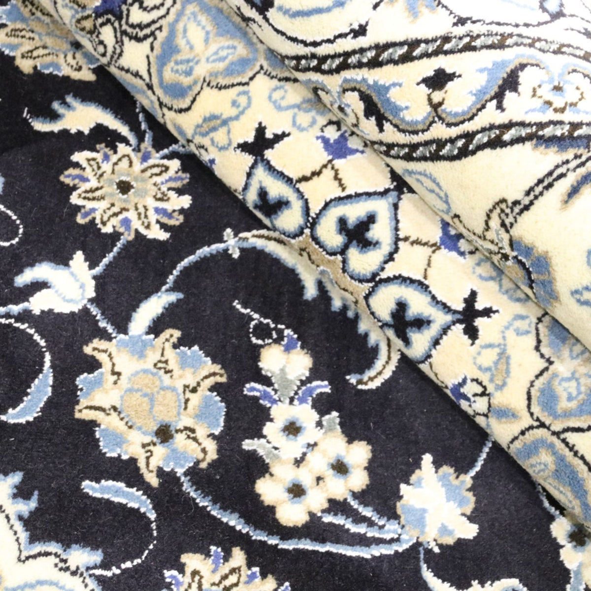 Dywan perski - Nain - 294 x 195 cm - ciemnoniebieski