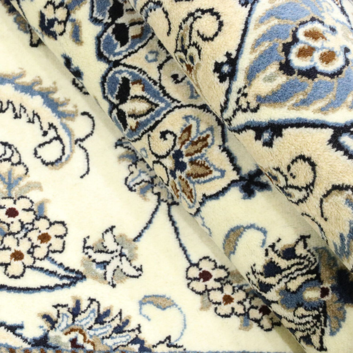 Dywan perski - Nain - 286 x 193 cm - kremowy