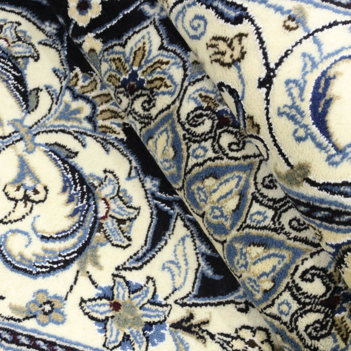 Dywan perski - Nain - 250 x 197 cm - ciemnoniebieski