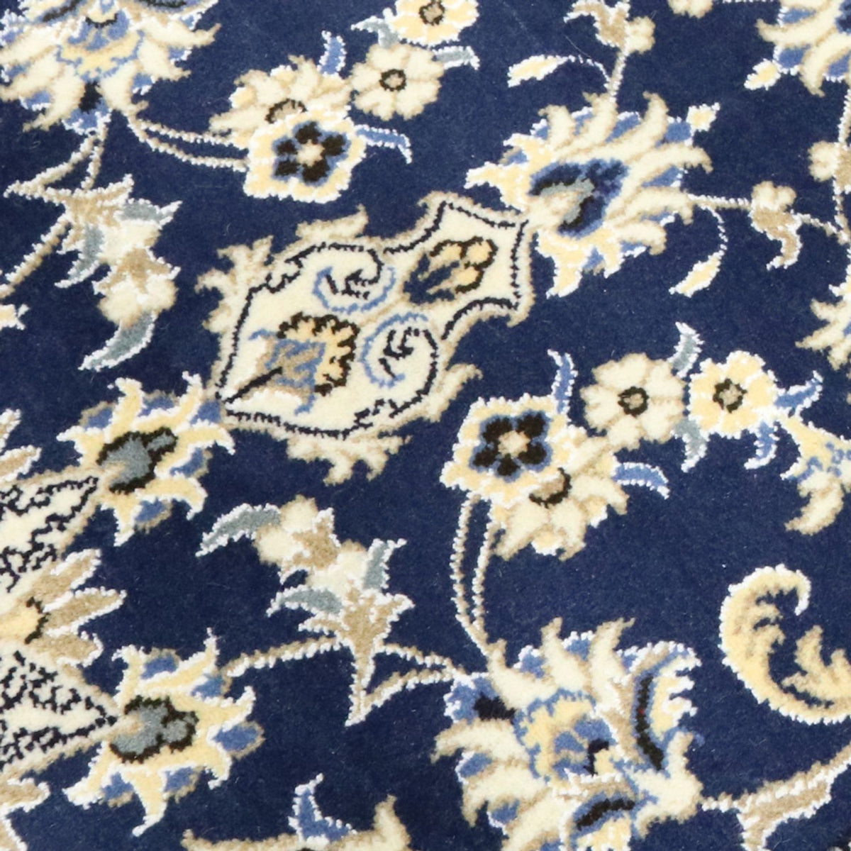 Biegacz Dywan perski - Nain - 387 x 77 cm - ciemnoniebieski